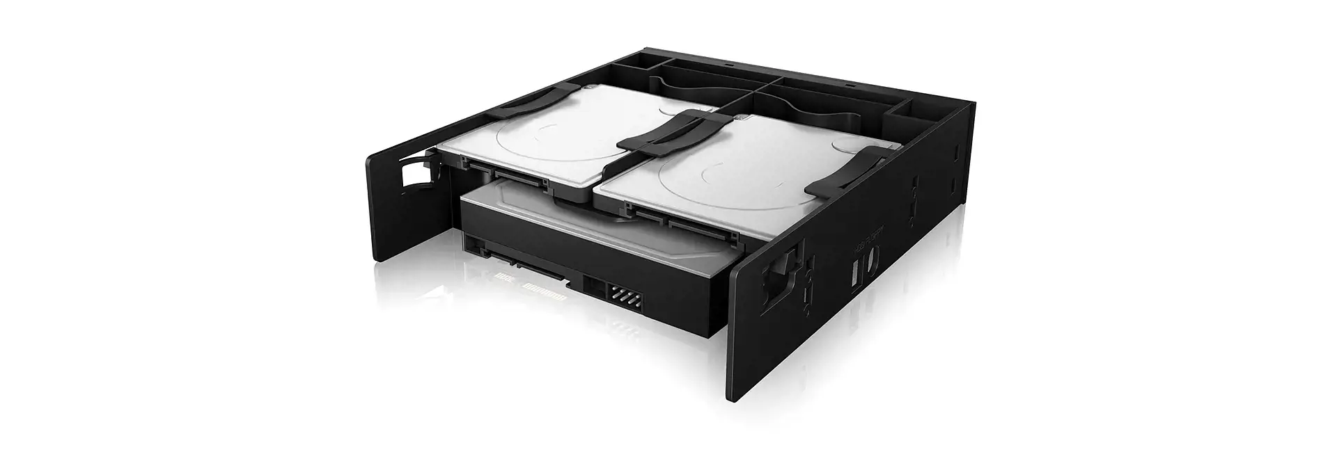 ICY BOX IB-5251, plastikinis, juodas, Kinija, 175 mm, 147 mm, 40 mm