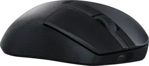 Turtle Beach Pure Air - Ultra-Light Wireless Ergonomic RGB Gaming Mouse, 26K DPI Optical Sensor, 125 hour Battery, Dual Wireless System, TITAN Optical Switches, Bluetooth, RGB Illumination. Semi-translucent Black, Right-hand, Optical, RF Wireless + Bluetooth, 26000 DPI, Black, Translucent