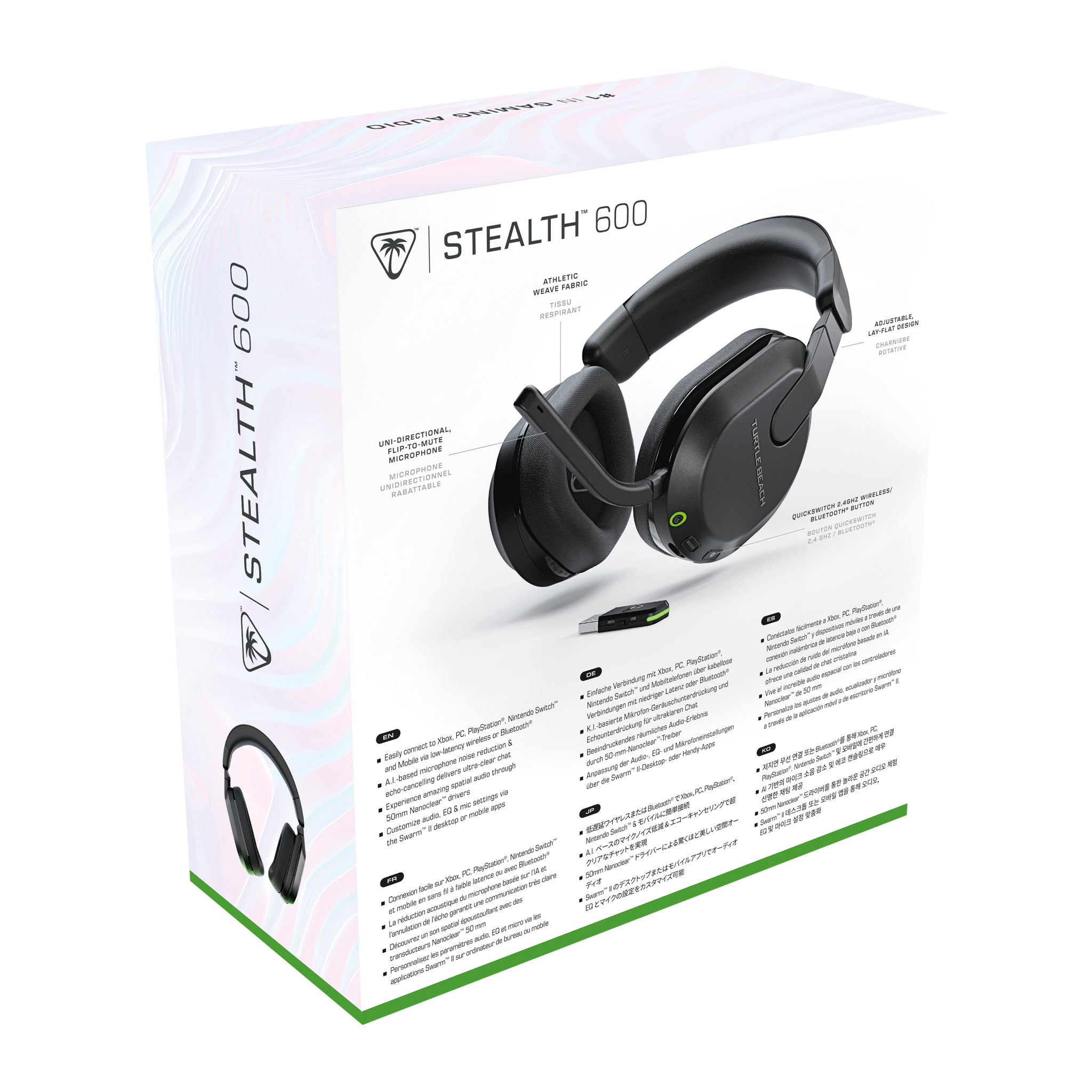 Turtle Beach Stealth 600 Gen 3, Wireless, Gaming, 20 - 20000 Hz, Headset, Black