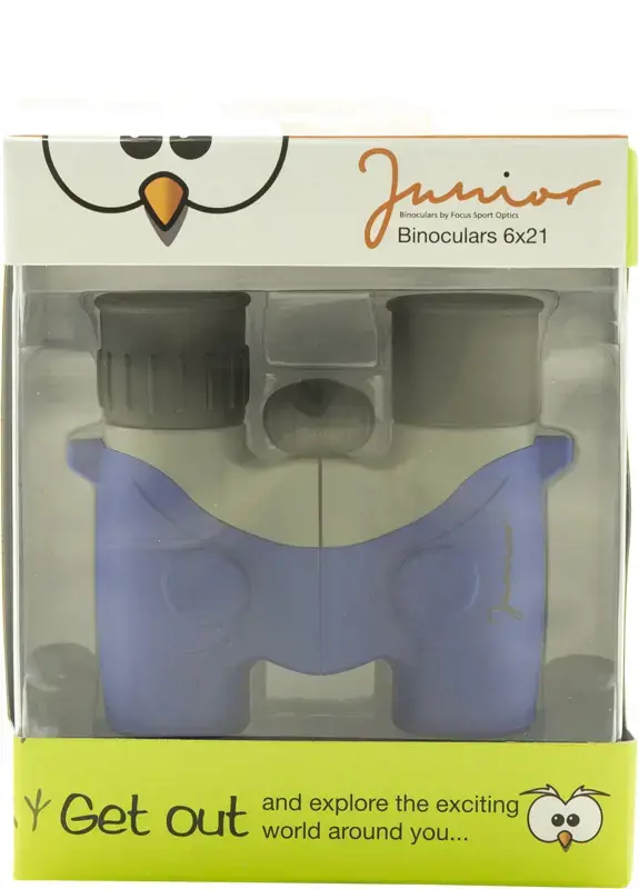 "Focus" žiūronai Junior 6x21, mėlyni/pilki