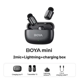Boya wireless microphone mini-15 Lightning, black