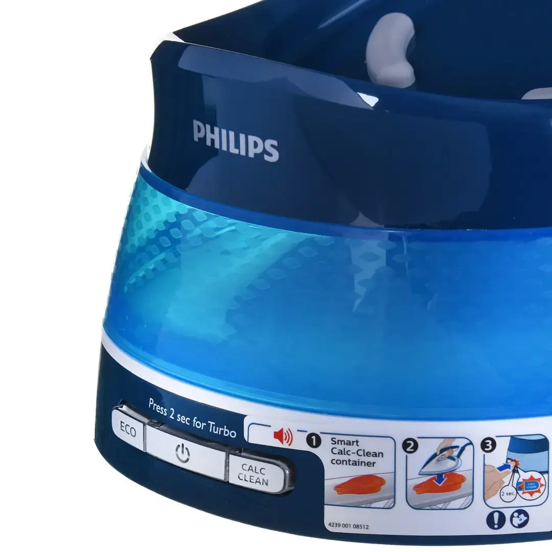 "Philips" GC7840/20, 2400 W, "SteamGlide" padas, 6,5 bar, 1,5 l, 120 g/min, mėlyna, balta