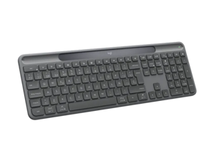 Logitech Signature Slim Solar+ K980 for Business Belaidė klaviatūra, RF+Bluetooth, US Int, Graphite