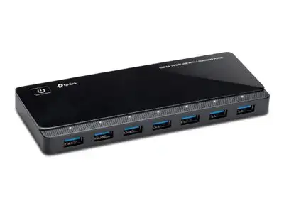 TP-Link UH720, USB 3.2 Gen 1 (3.1 Gen 1) Micro-B, USB 3.2 Gen 1 (3.1 Gen 1) Type-A, 5000 Mbps, juoda, 1 m, USB