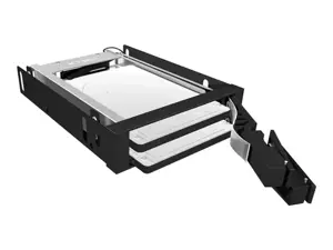 ICYBOX IB-2227StS "IcyBox" mobilioji spinta 2x 2,5 SATA HDD arba SSD, juoda
