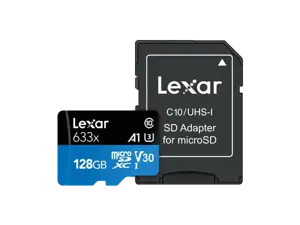 ATMINTIS MICRO SDXC 128GB UHS-I/W/ADAPTER LSDMI128BB633A LEXAR