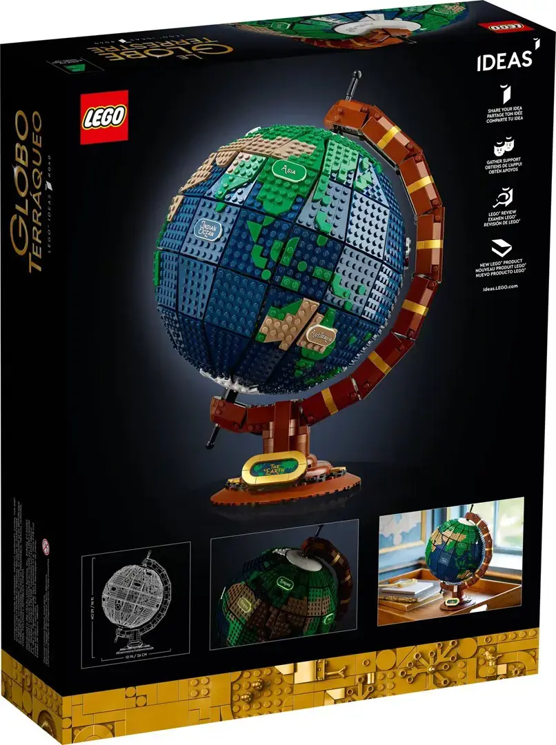 LEGO IDĖJOS 21332 ŽEMĖS RUTULYS