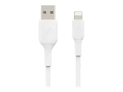 Belkin CAA001BT0MWH, 0,15 m, Lightning, USB A, vyriškas, vyriškas, baltas
