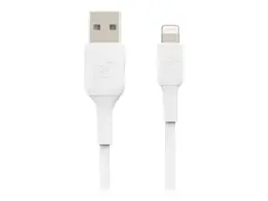 Belkin CAA001BT0MWH, 0,15 m, Lightning, USB A, vyriškas, vyriškas, baltas