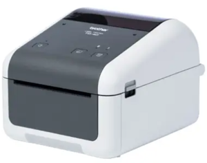 Brother TD-4410D, tiesioginio terminio spausdinimo, 203 x 203 DPI, 203 mm/s, laidinis, pilkas, balt…