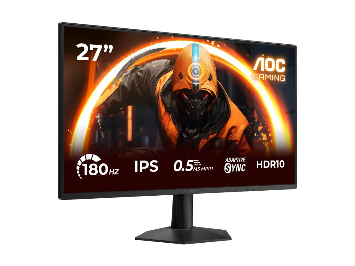AOC 27G50F | 27 " | IPS | FHD | 16:9 | 144 Hz | 0.5 ms | 1920 x 1080 pixels | 300 cd/m² | HDMI ports quantity 1 | Black