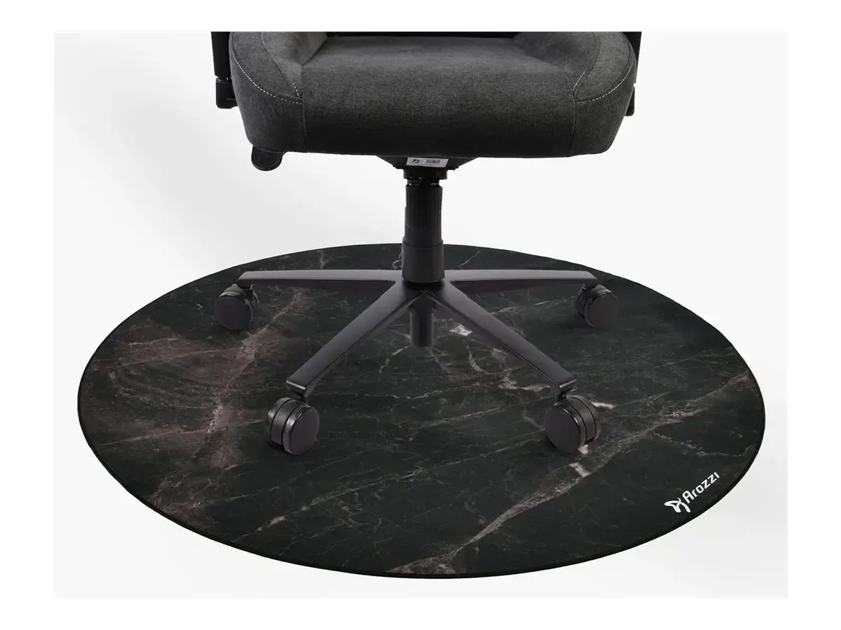 Arozzi Zona Round Floor Pad | Black Marble