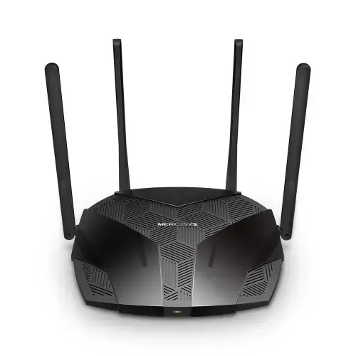 TP-Link MR70X, "Wi-Fi 6" (802.11ax), dviejų dažnių (2,4 GHz / 5 GHz), Ethernet LAN, juodas, stalinis maršrutizatorius