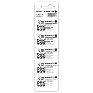 everActive CR2025-5BB Blister Pack 5pcs.
