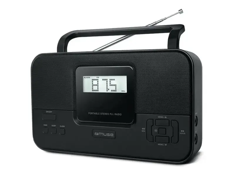 Muse Stereo Portable Radio | M-087 MB PLL | AUX in | FM radio | Headphone out
