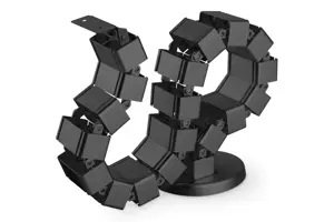 DIGITUS kabelių valdymo stuburo spalva juoda