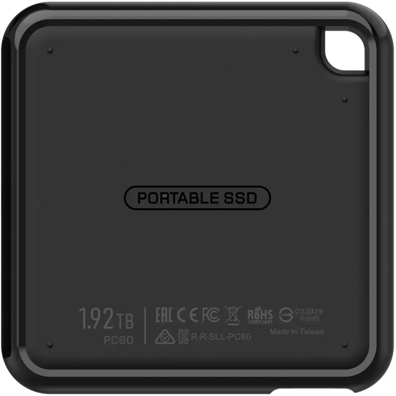 SILICON POWER išorinis SSD diskas PC60 256GB USB-C 540/500 MB/s Juodas