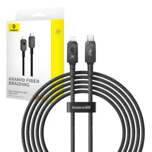 "Baseus" USB C-IP 20A greitojo įkrovimo kabelis, 2 m (juodas)