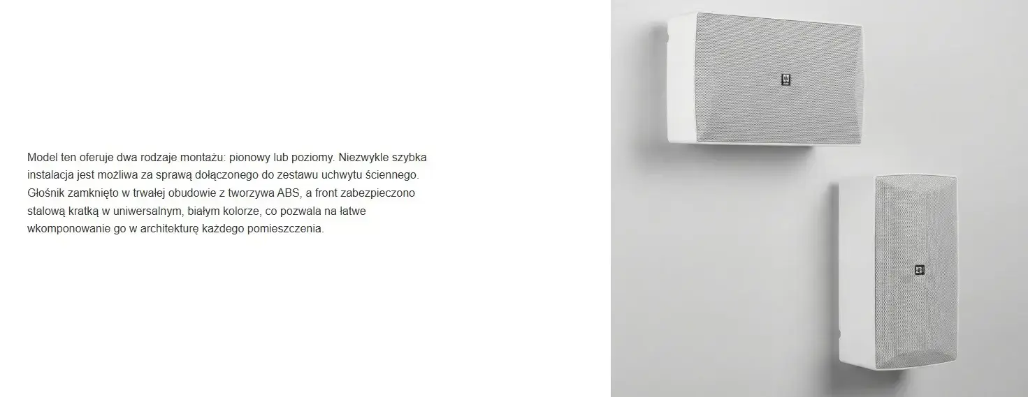 Wall-mounted speaker Avtek WS 510