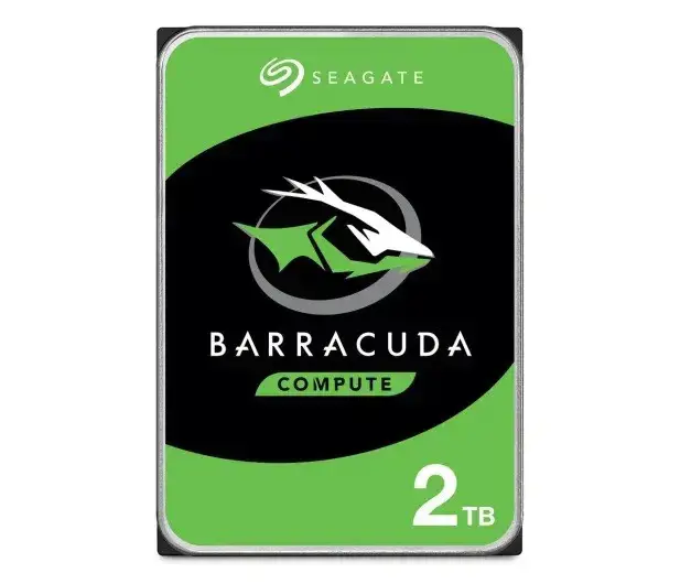 "SEAGATE Desktop Barracuda 7200" 2 TB kietasis diskas 7200 aps./min SATA Serial ATA 6 Gb/s NCQ 256 MB spartinančioji atmintis 8,9 cm 3,5 colio BLK