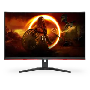 Monitorius AOC G2 C32G2ZE/BK, 80 cm (31.5"), 1920 x 1080 pixels, Full HD, LED, 1 ms, Black, Red