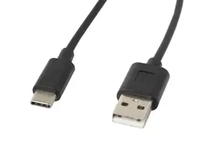 LANBERG CA-USBO-10CC-0018-BK "Lanberg" USB 2.0 Type-C(M)-AM 1,8 m ilgio juodas kabelis