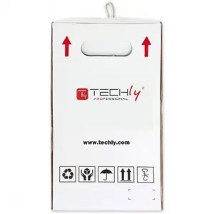TECHLYPRO 022823 TechlyPro UTP Cat6 kabelis 4x2 CCA 305 m dėžutė pilka
