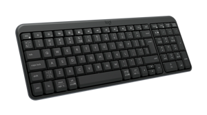 Logitech K250 Compact Belaidė klaviatūra, Bluetooth, US Int, Graphite