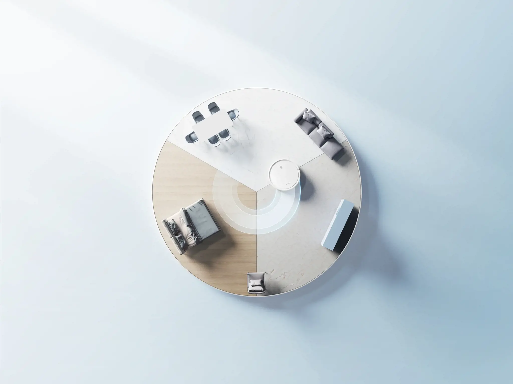 Dulkių siurblys-robotas XIAOMI E10 EU, Balta