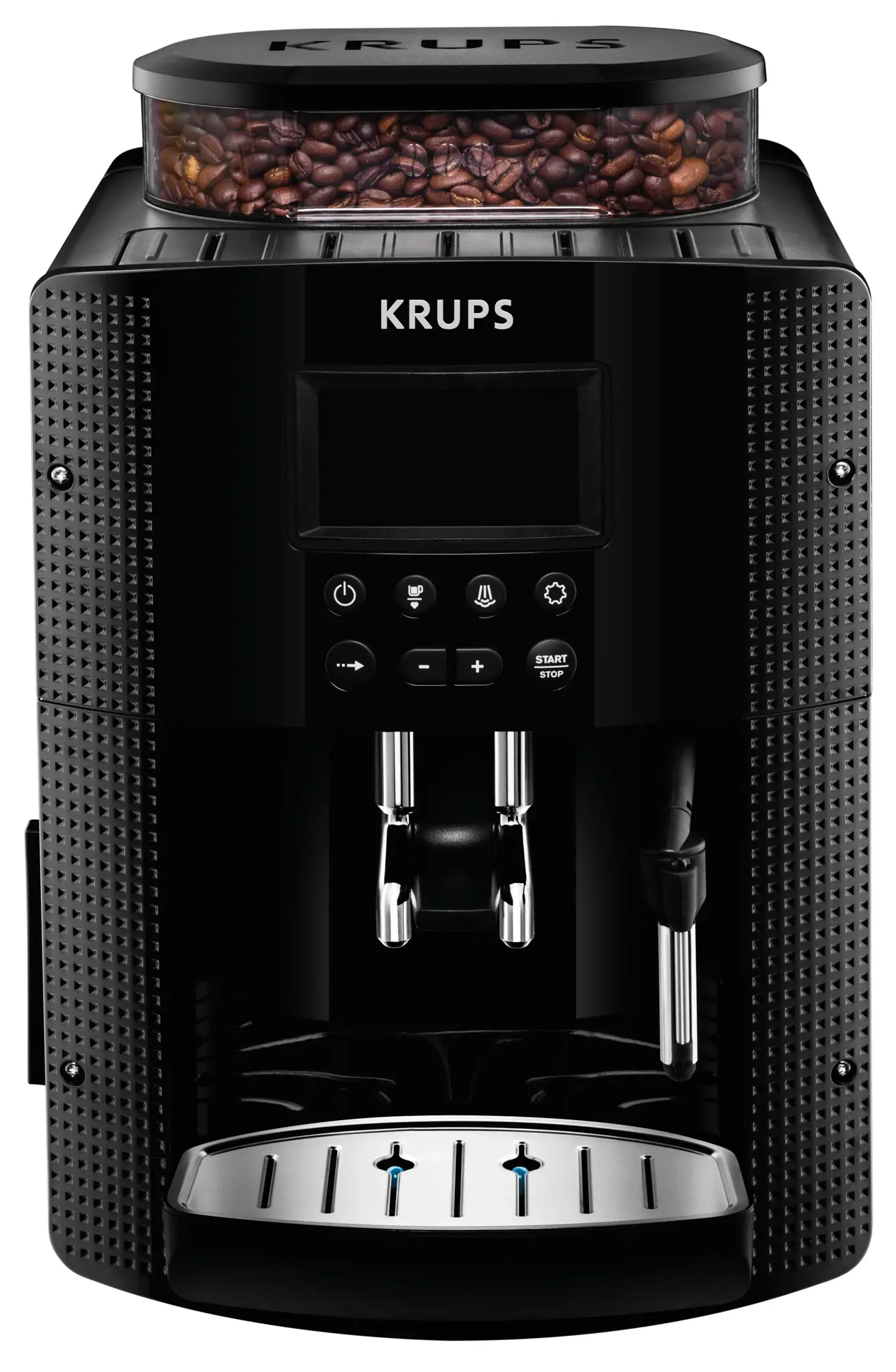 Kavos aparatas Krups EA8150, 1,7 litrai, 1450 W, Juoda, Automatinis