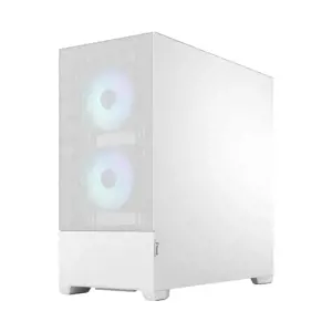 FRACTAL DESIGN "Pop Air RGB" baltas TG skaidrus atspalvis