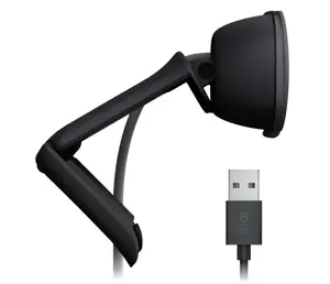 "Logitech Brio 100", 2 MP, 1920 x 1080 taškų, "Full HD", 30 kadrų per sekundę, 1280x720@30fps, 1920x1080@30fps, 720p, 1080p