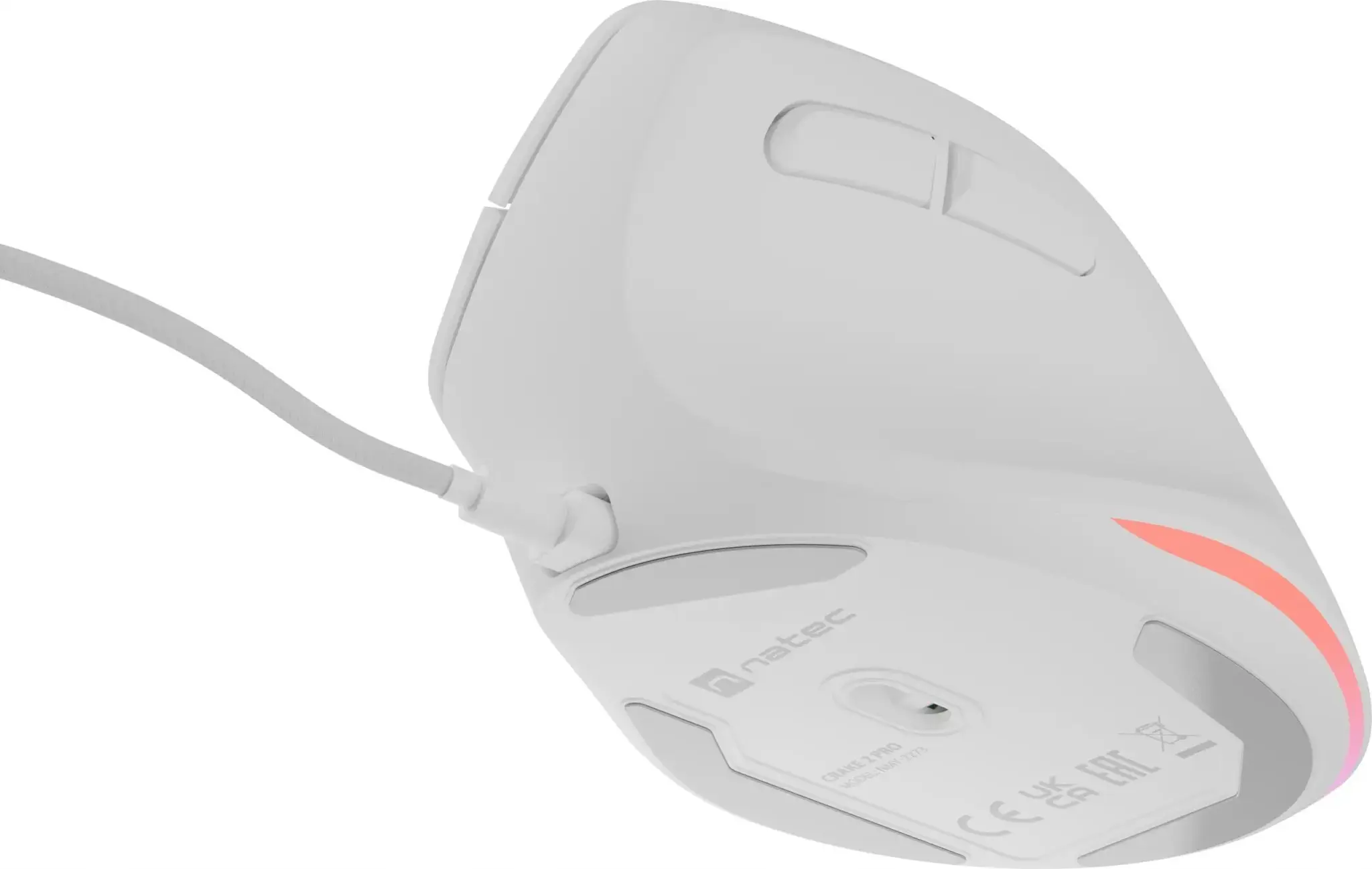 Genesis | Mouse | Natec Crake 2 Pro | Wired | White