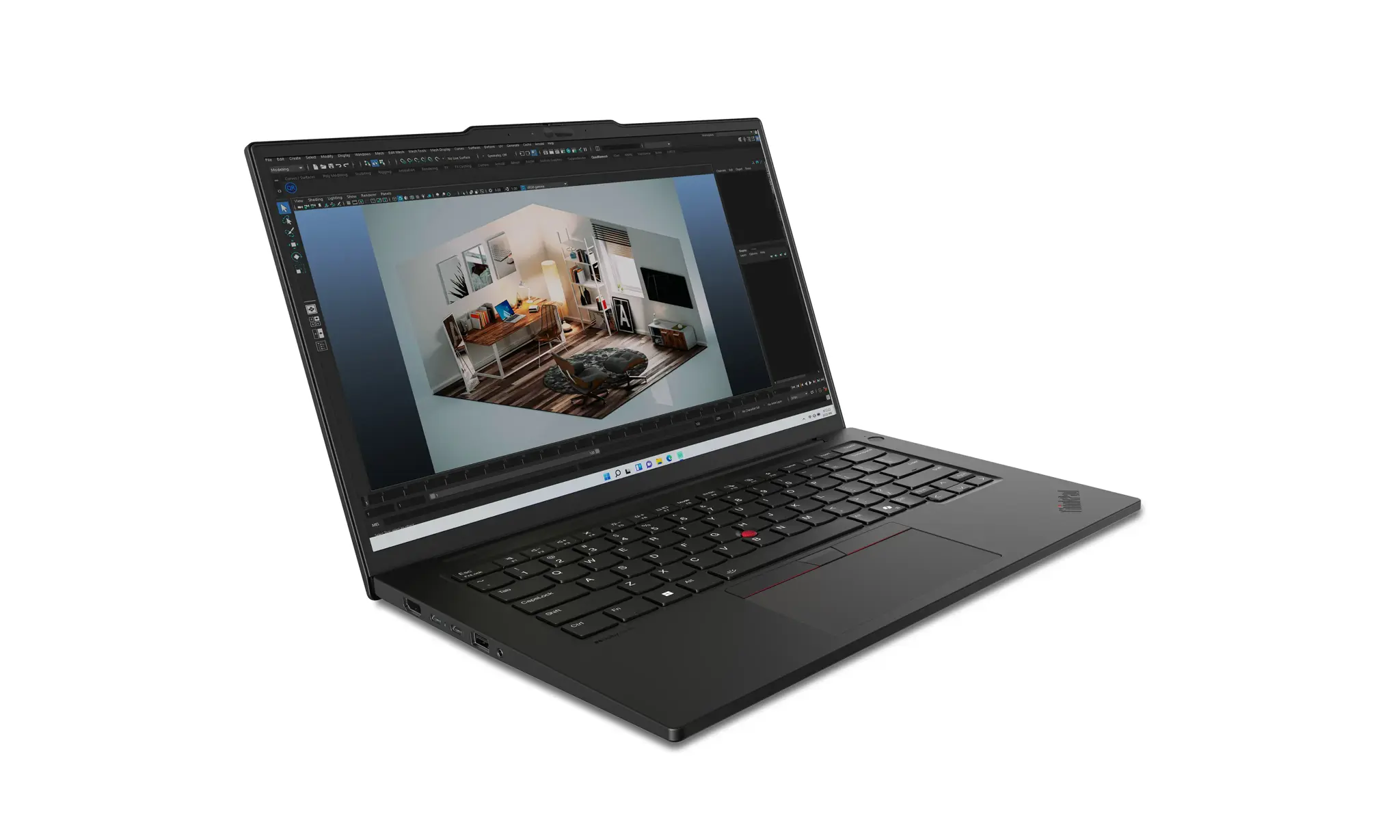 Lenovo ThinkPad P14s Gen 5 MOBILE WORKSTATION Core™ Ultra 7 155H 2TB SSD 96GB 14.5" 3K (3072x1920) WIN11 Pro NVIDIA® RTX 500 Ada 4096MB BLACK Backlit Keyboard FP Reader 1YW