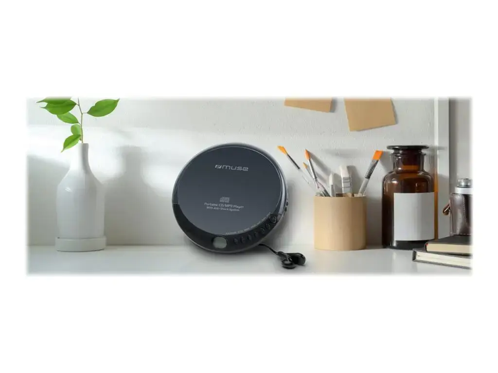 "Muse" nešiojamasis CD/MP3 grotuvas su apsauga nuo smūgių M-900 DM juodas