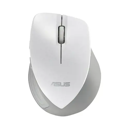 ASUS WT465, dešinioji ranka, optinis, RF belaidis, 1600 DPI, pilka, balta