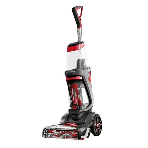"Bissell" kilimų valytuvas "ProHeat 2x Revolution" su laidiniu valdymu, rankinis kotas, skalbimo funkcija, 800 W, raudonas/titaninis, 24 mėn. garantija