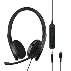 "EPOS ADAPT 165T USB-C II", USB LAIDINIS DVIPUSIS 3,5 MM + USB