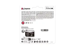 Kingston Canvas Select Plus | 128 GB | SD | Flash memory class Class 10, UHS-I, U1/U3, Video Class …