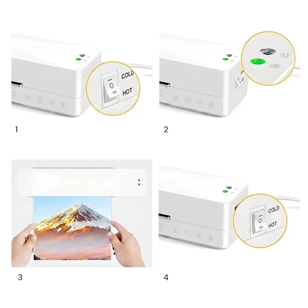 Savio LR-01/W laminator Cold/hot laminator 320 mm/min White