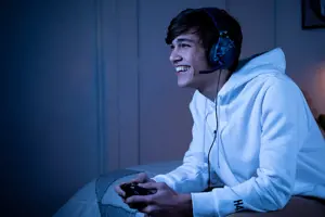 "Turtle Beach Recon 70" žaidimų ausinės "Xbox", PS5, PS4, "Switch", PC - "Camo Blue", laidinės, žaidimų, 20-20000 Hz, 485,3 g, ausinės, juodos, mėlynos, kamufliažinės