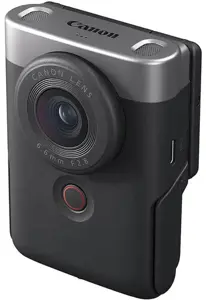 "Canon PowerShot V10 Vlogging Kit", 20 MP, 5472 x 3648 taškų, CMOS, 4K Ultra HD, jutiklinis ekranas, sidabrinės spalvos