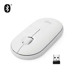 "LOGITECH Pebble M350" belaidė pelė - baltos spalvos - EMEA