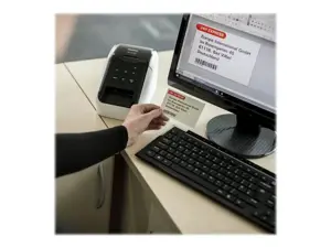 Brother QL-810WC, DK, Direct thermal, 300 x 300 DPI, 176 mm/sec, Colour, Wired & Wireless