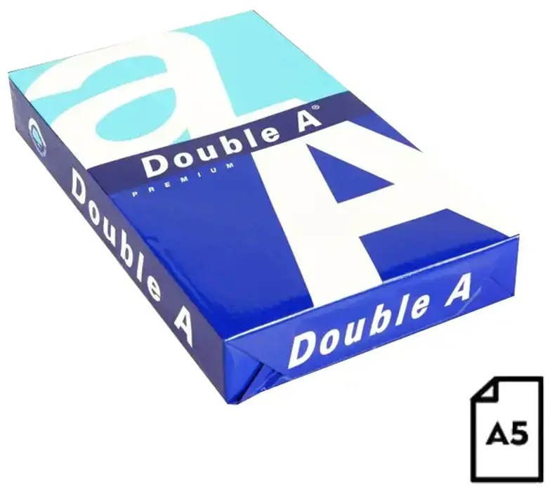 Popierius Double A (A kategorija), A5, 80g, 500 lapų