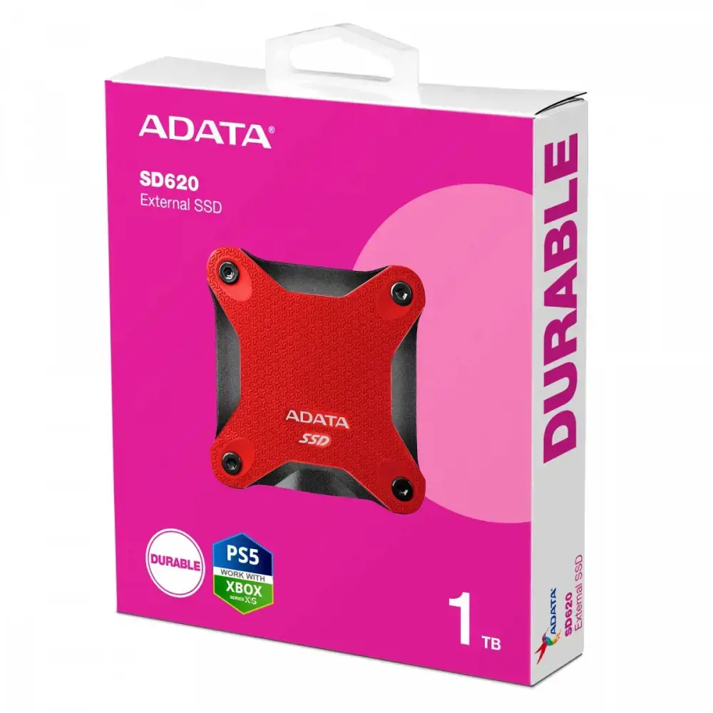 Išorinis SSD SD620 1TB U3.2A 520/460 MB/s Raudonas