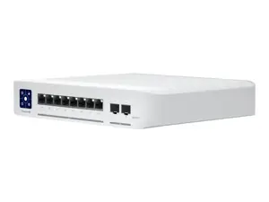 UBIQUITI USW-ENTERPRISE-8-POE UNIFI SWITCH 8x 2.5GB/S RJ45 POE+ 2x 10GB/S SFP+ TOUCHSCREEN IŠ VISO 120W