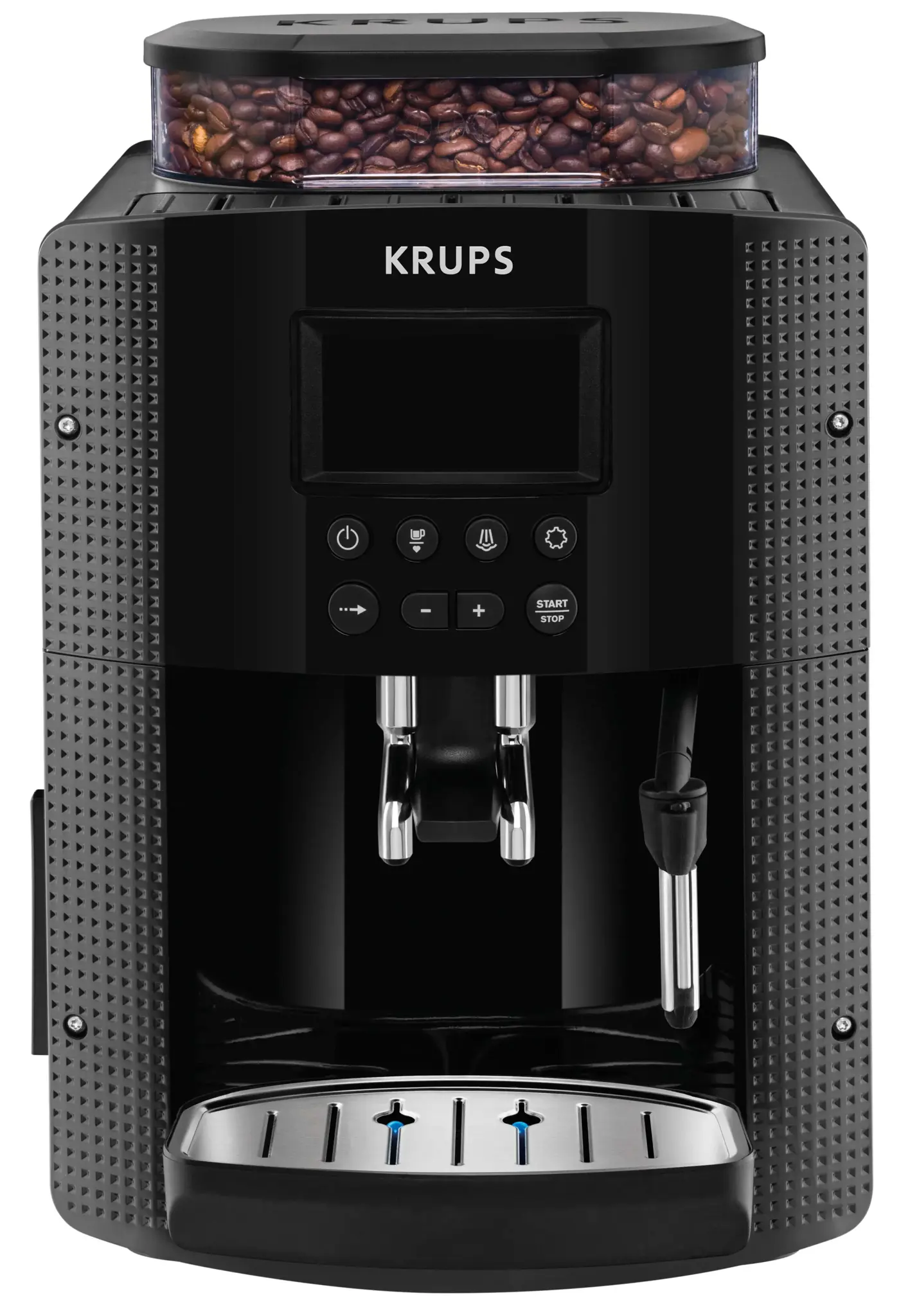 Kavos aparatas Krups EA8150, 1,7 litrai, 1450 W, Juoda, Automatinis
