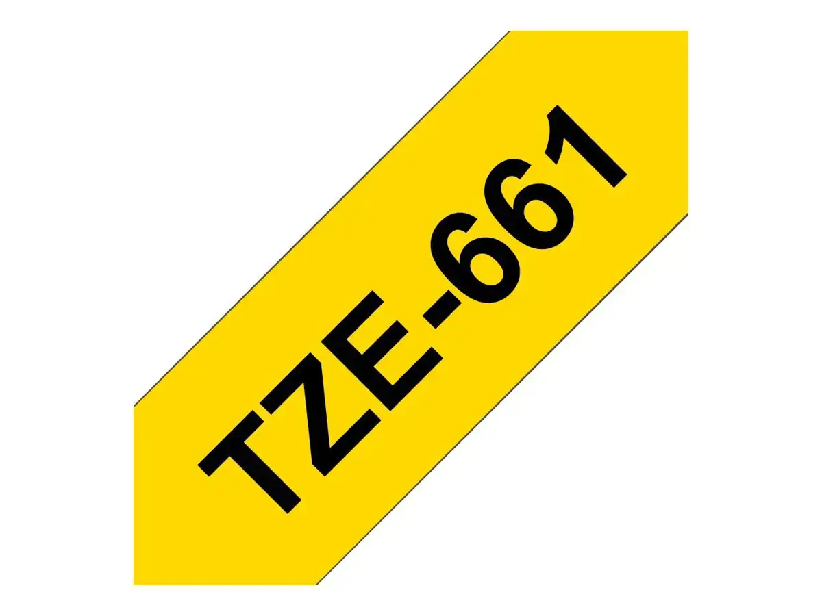 Brother TZE-661, TZ, Yellow, China, 5 year(s), 3.6 cm, 8 m