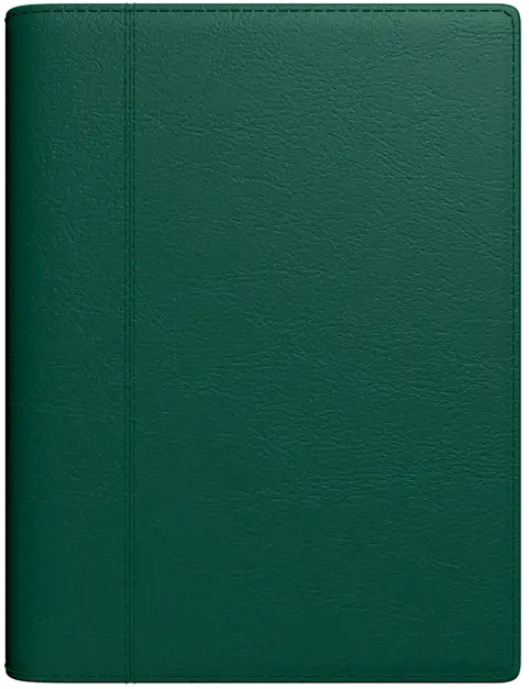 Kalendorius MANAGER Spirex Day 2026, A5, PU, tamsiai žalia